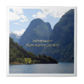 zNO059 NÆRØYFJORD panorama, Noorwegen, Tegeltje (Voorkant)