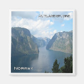 zNO061 AURLANDSFJORDEN uit Stegastein, Noorwegen, Magneet (Voorkant)