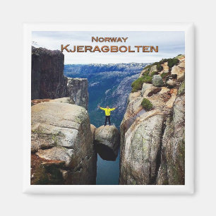 zNO106 KJERAGBOLTEN, Noorwegen, Fridge Magneet