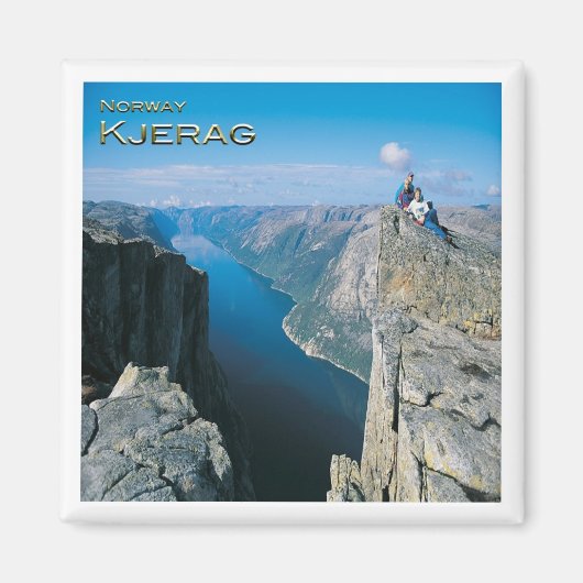 zNO107 KJERAG OF KIRAGG, Noorwegen, Fridge Magneet (Voorkant)