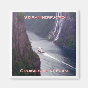 zNO123 GEIRANGERFJORD, MSC Kong Harald, Noorwegen, Magneet