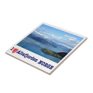 zNO126 ALTAFJORDEN, Noorwegen, Europa, Tegeltje