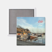 zNO166 OSLO, Noorwegen, Europa, Fridge Magneet (Voorkant / Achterkant)