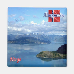 zNO179 ALTAFJORDEN, Noorwegen, Europa, Fridge Magneet