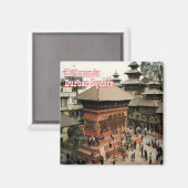 zNP003 Durbar Square KATHMANDU, Nepal Asia, Fridge Magneet (Voorkant / Achterkant)