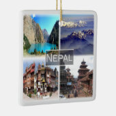 ZNP009 NEPAL collage, Azië, Keramisch Ornament (Rechts)