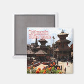 zNP017 Durbar Square KATHMANDU, Nepal Asia, Fridge Magneet (Voorkant / Achterkant)