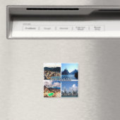 zNZ005 NEW ZEALAND, Mosaic, Oceania, Fridge Magneet (Insitu (Vaatwasser))