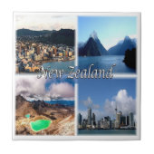 zNZ005 NIEUW ZEELAND, Mozaïek, Oceanië, Tegeltje (Voorkant)