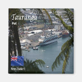 zNZ010 TAURANGA Port, NEW ZEALAND, Oceania, Fridge Magneet (Voorkant)