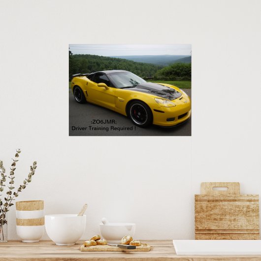 zo6 corvette poster (Keuken)
