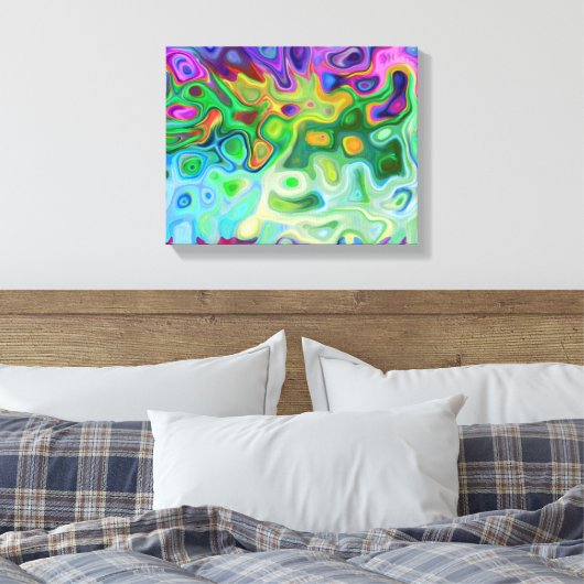 Zo Abstract 4.1 Canvas Afdruk (Insitu (Slaapkamer))