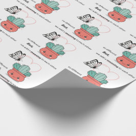 Zo anders, perfect samen - Schattige liefdespaar Cadeaupapier