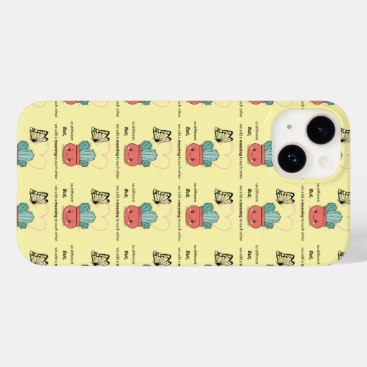 Zo anders, perfect samen - Schattige liefdespaar Case-Mate iPhone Case (Achterkant (horizontaal))