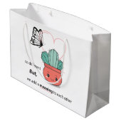 Zo anders, perfect samen - Schattige liefdespaar Groot Cadeauzakje (Achterkant Gekanteld)