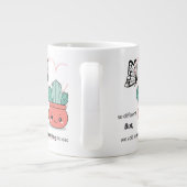 Zo anders, perfect samen - Schattige liefdespaar Grote Koffiekop (Achterkant)