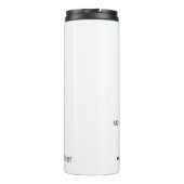 Zo anders, perfect samen - Schattige liefdespaar Thermosbeker (Achterkant)