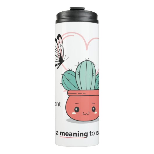 Zo anders, perfect samen - Schattige liefdespaar Thermosbeker (Voorkant)