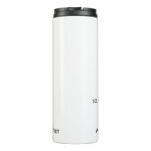 Zo anders, perfect samen - Schattige liefdespaar Thermosbeker (Achterkant)