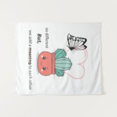 Zo anders, perfect samen - Schattige liefdespaar Wandkleed (Voorkant (horizontaal))