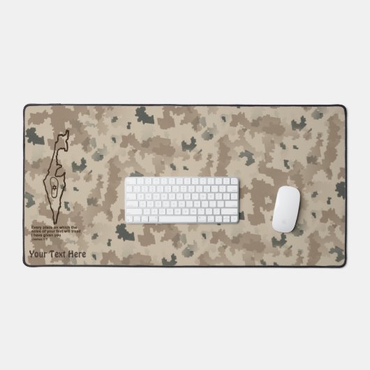 Zo Artzeinu - Joshua 1:3 Bureaumat (Keyboard & Muis)