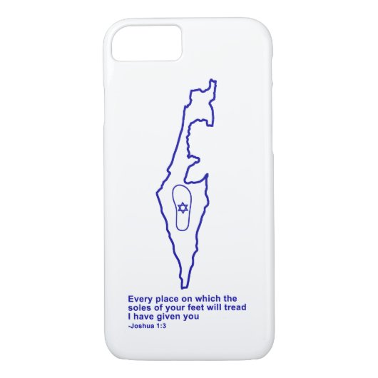 Zo Artzeinu - Joshua 1:3 Case-Mate iPhone Case (Achterkant)