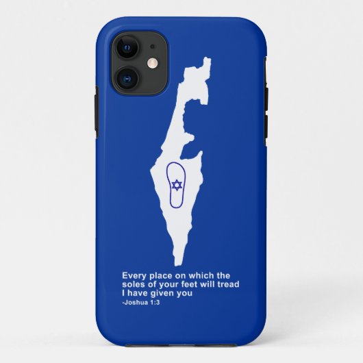 Zo Artzeinu - Joshua 1:3 Case-Mate iPhone Case (Achterkant)