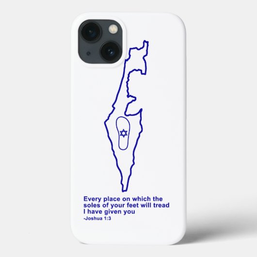 Zo Artzeinu - Joshua 1:3 Case-Mate iPhone Case (Achterkant)