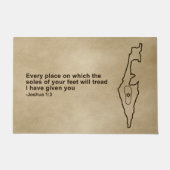 Zo Artzeinu - Joshua 1:3 Deurmat (Voorkant)