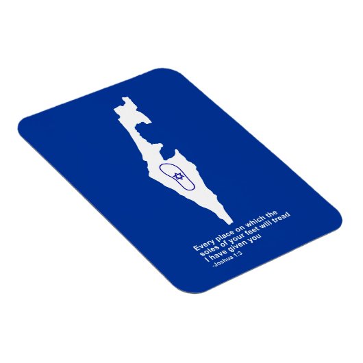 Zo Artzeinu - Joshua 1:3 Magneet (Rechterzijde)