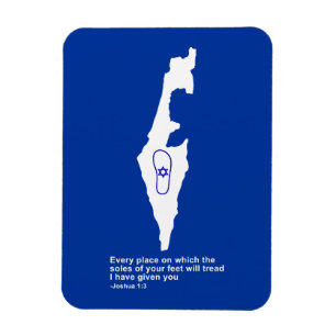 Zo Artzeinu - Joshua 1:3 Magneet