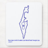 Zo Artzeinu - Joshua 1:3 Muismat (Voorkant)