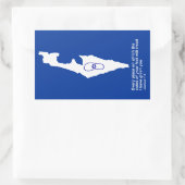 Zo Artzeinu - Joshua 1:3 Rechthoekige Sticker (Tas)