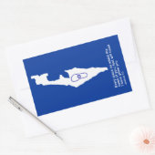 Zo Artzeinu - Joshua 1:3 Rechthoekige Sticker (Envelop)