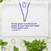 Zo Artzeinu - Joshua 1:3 Theedoek (Gevouwen)