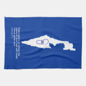 Zo Artzeinu - Joshua 1:3 Theedoek (Horizontaal)