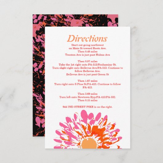 Zo Baby-Naming Directiekaart van lentevloerventil Informatiekaartje (Voorkant / Achterkant)