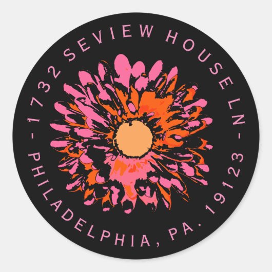 ZO  BBT Mitzvah Return Address Sticker Seal (Voorkant)