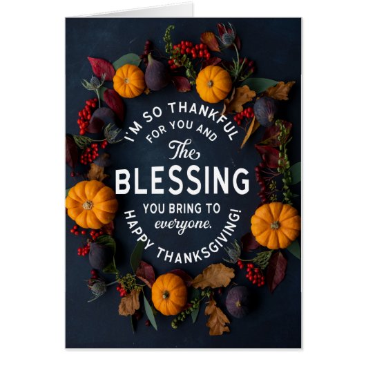 Zo bedankt voor de Thanksgiving die je laat vallen (Voorkant)