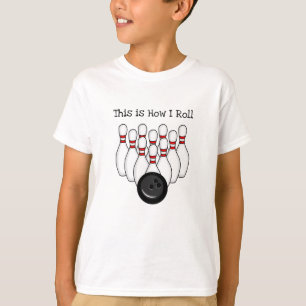 Zo ben ik aan het rollen, Bowling Pun T-shirt