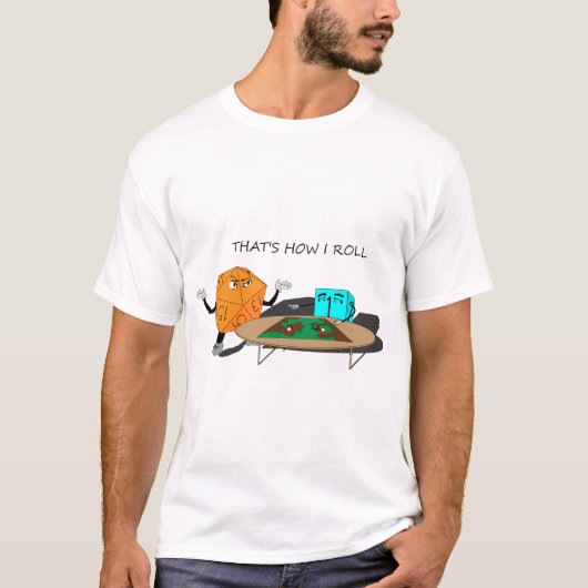 Zo ben ik aan het rollen! t-shirt (Voorkant)