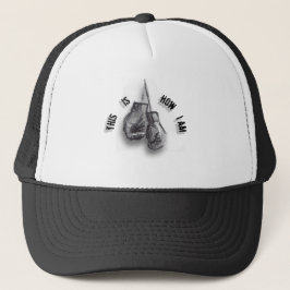 "Zo ben ik - Bokshandschoenen schets trucker H Trucker Pet