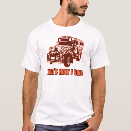 Zo ben ik Roll Jeepney. T-shirt (Voorkant)
