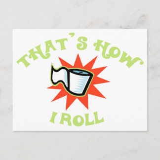 Zo ben ik Roll. (Toiletpapier) Briefkaart