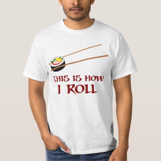 Zo ben ik Sushi Roll T-shirt (Voorkant)