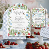 Zo Berry Sweet Baby Boy naar Bee Strawberry Shower Kaart