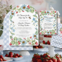 Zo Berry Sweet Baby Boy naar Bee Strawberry Shower