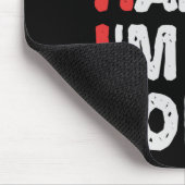 Zo blij ben ik vandaag 44e grappige 'Birthday Gift Muismat (Hoek)