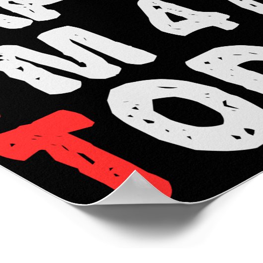 Zo blij ben ik vandaag 47e grappige Birthday Gift Poster (Hoek)