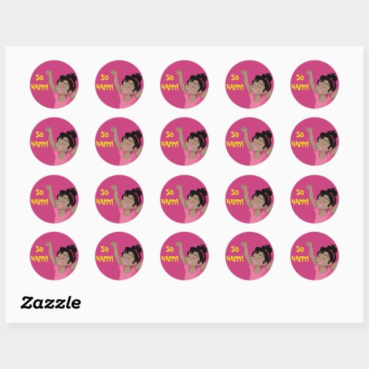 "Zo blij" ClaraBelle Sticker (Vel)
